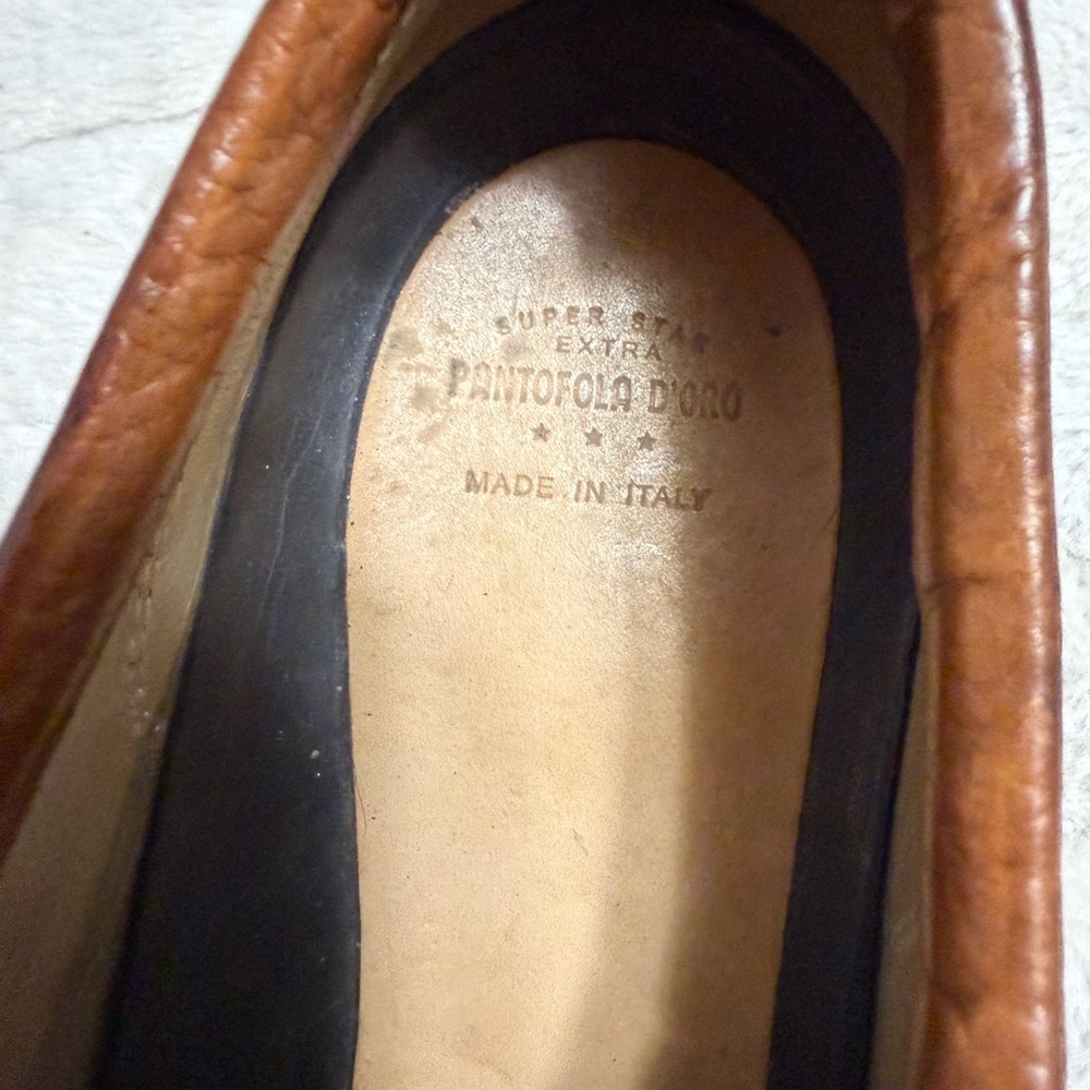 $400 Pantofola D’Oro Superleggera Superstar Extra Classic Leather Shoes 9.5 - Picture 8 of 10